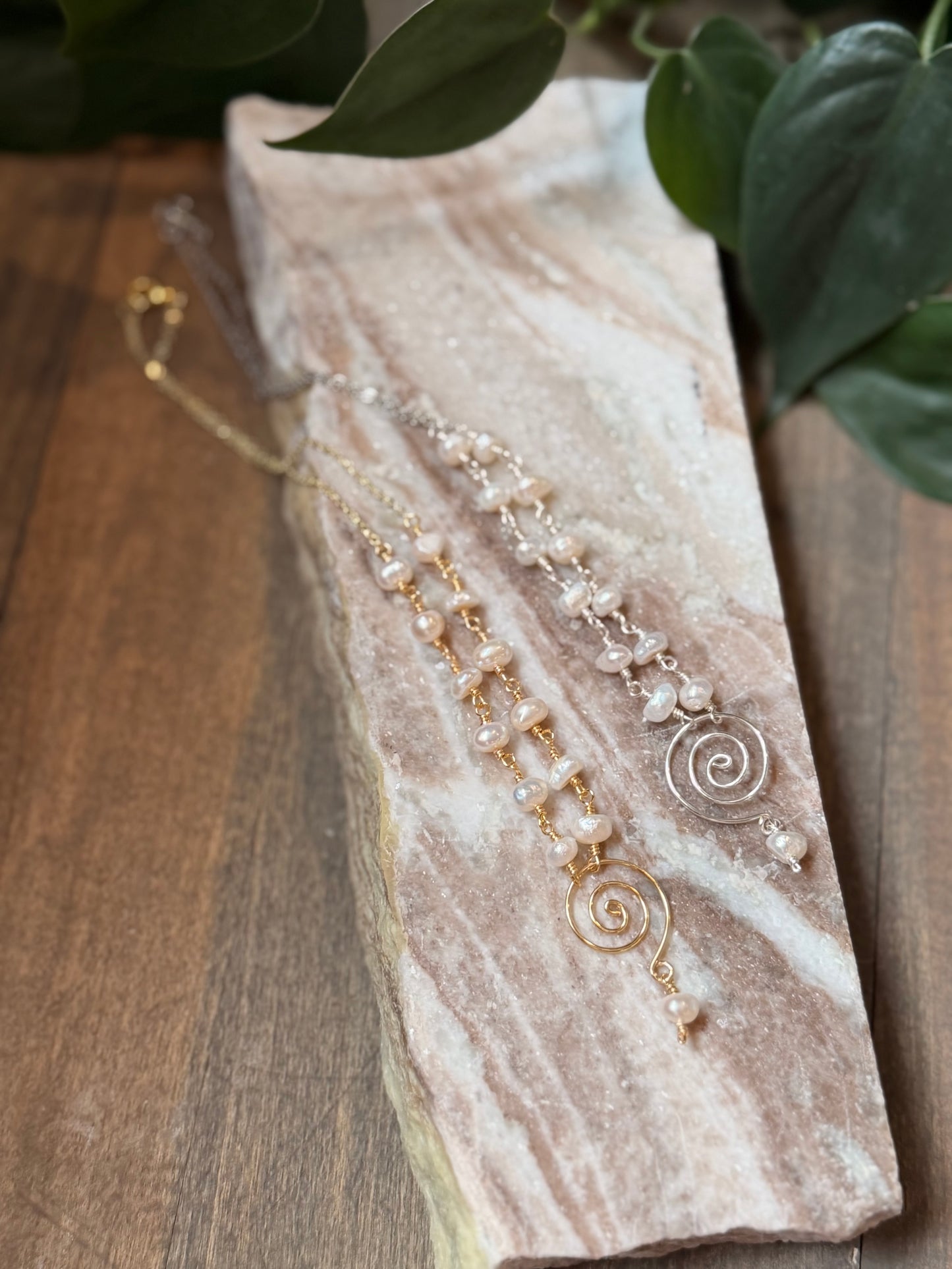Pearl Swirl Necklace