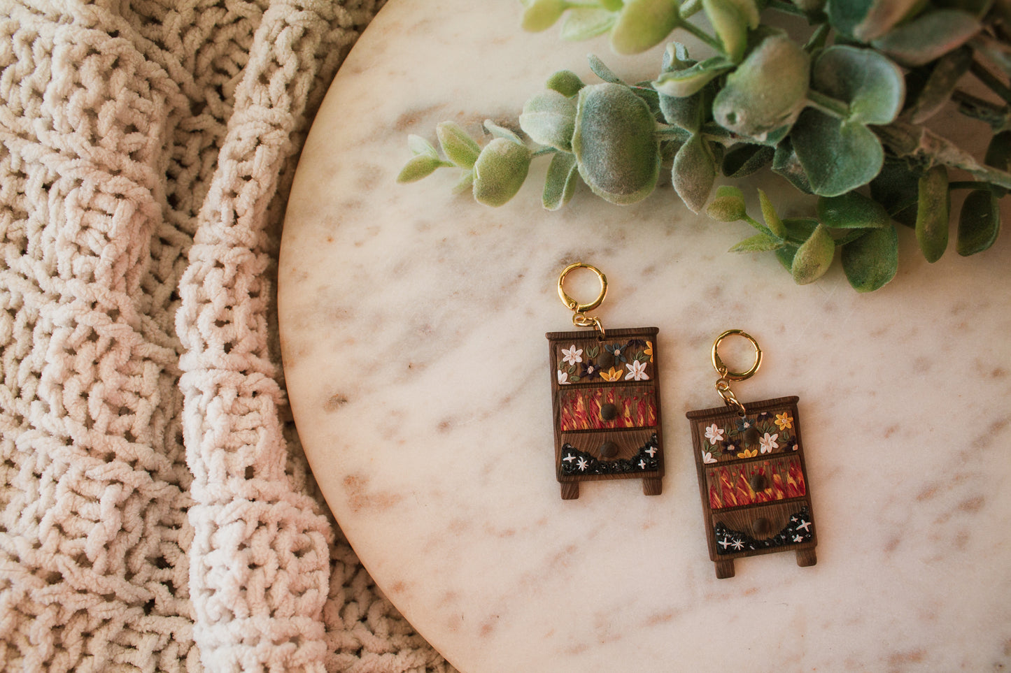 ACOTAR | Feyre's Dresser Earrings * SJM Licensed* Made To Order
