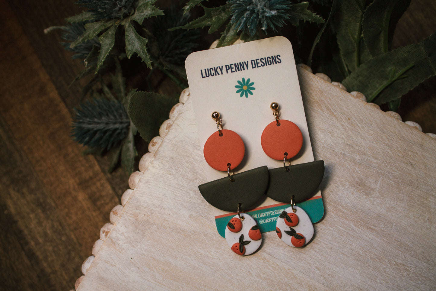 Orange Blossom Dangles