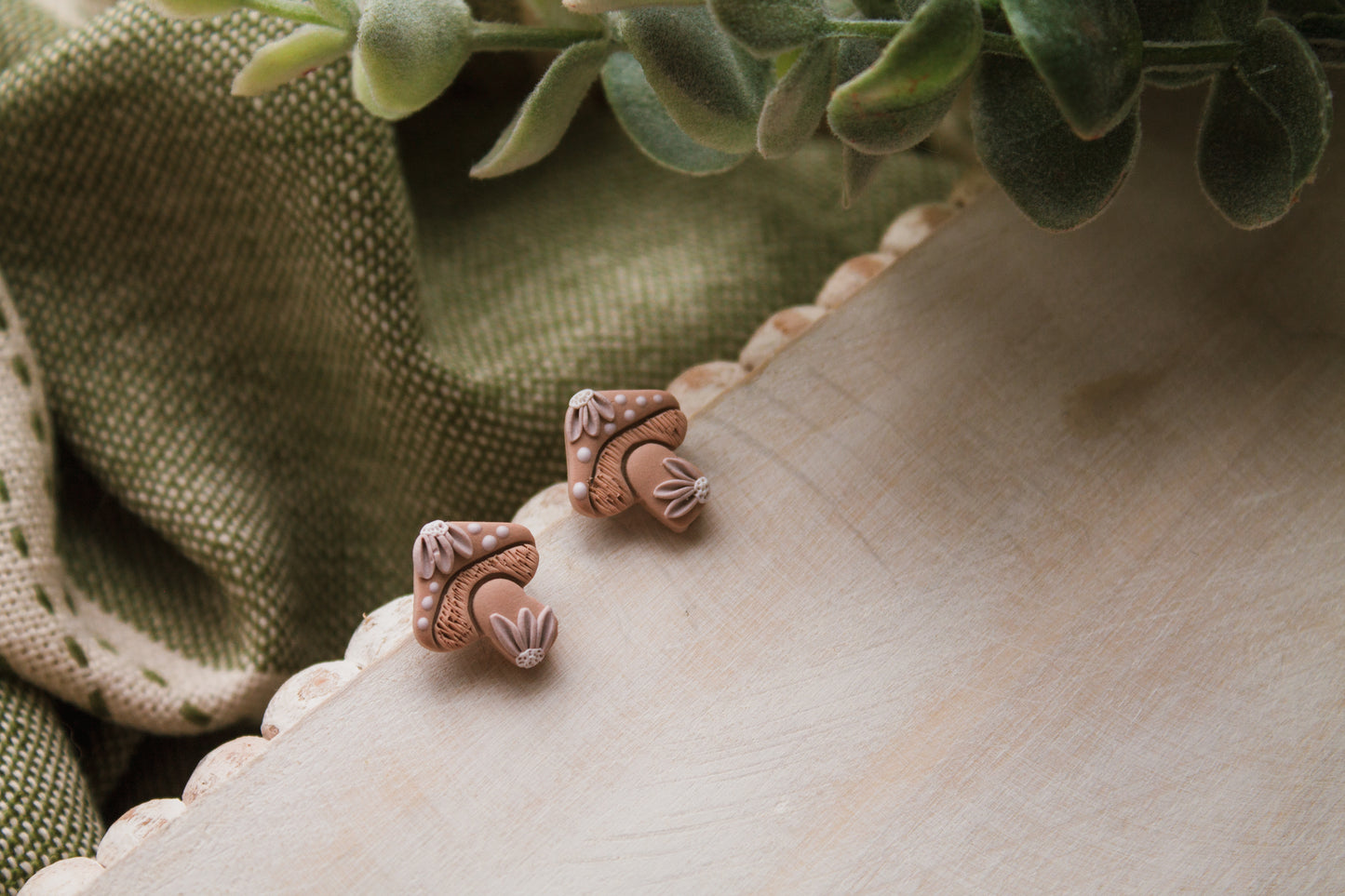 Nude Mushrooms Studs