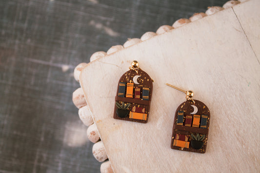 Moon Bookshelves (Mini Dangle) *Made To Order
