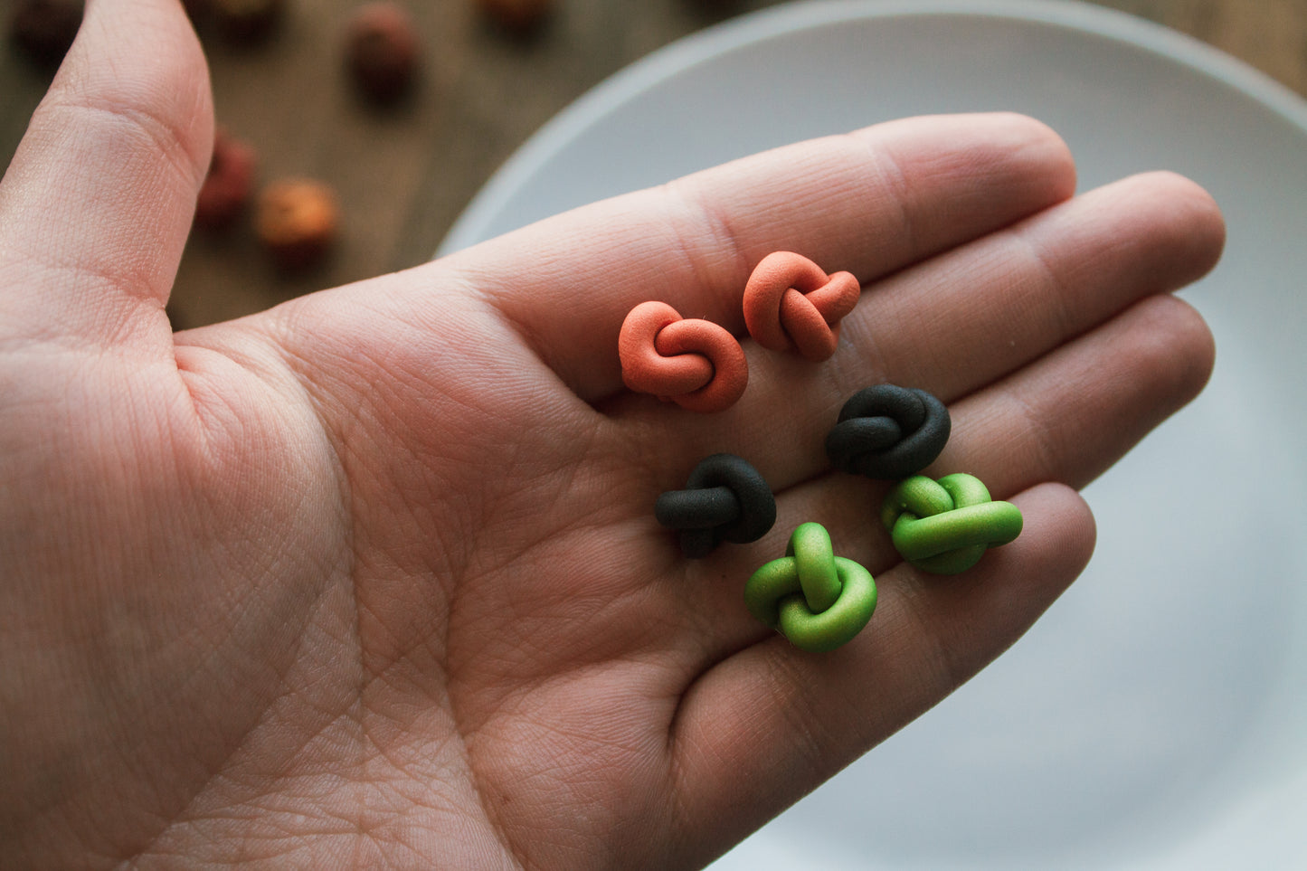 Knot Studs (Choose your color)