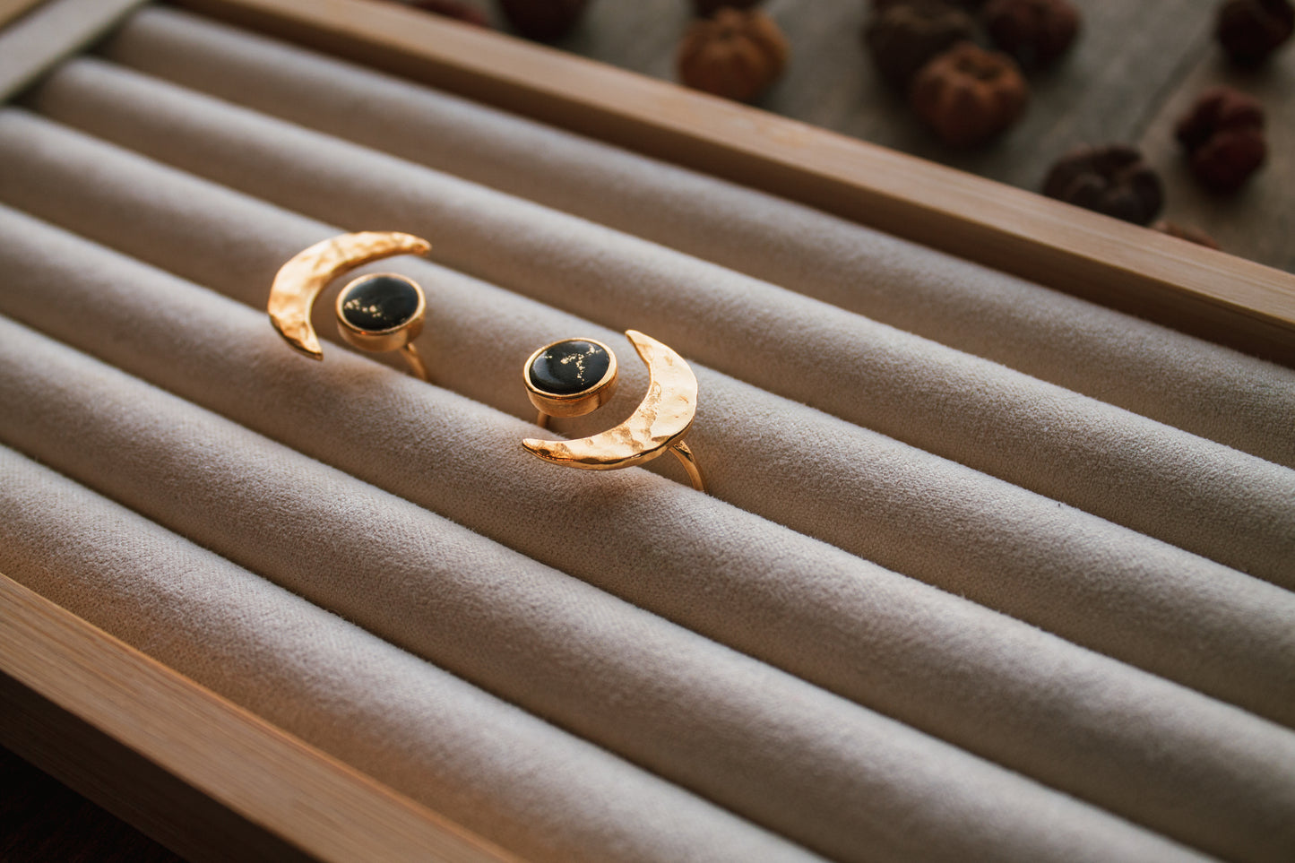 Adjustable Moon Ring