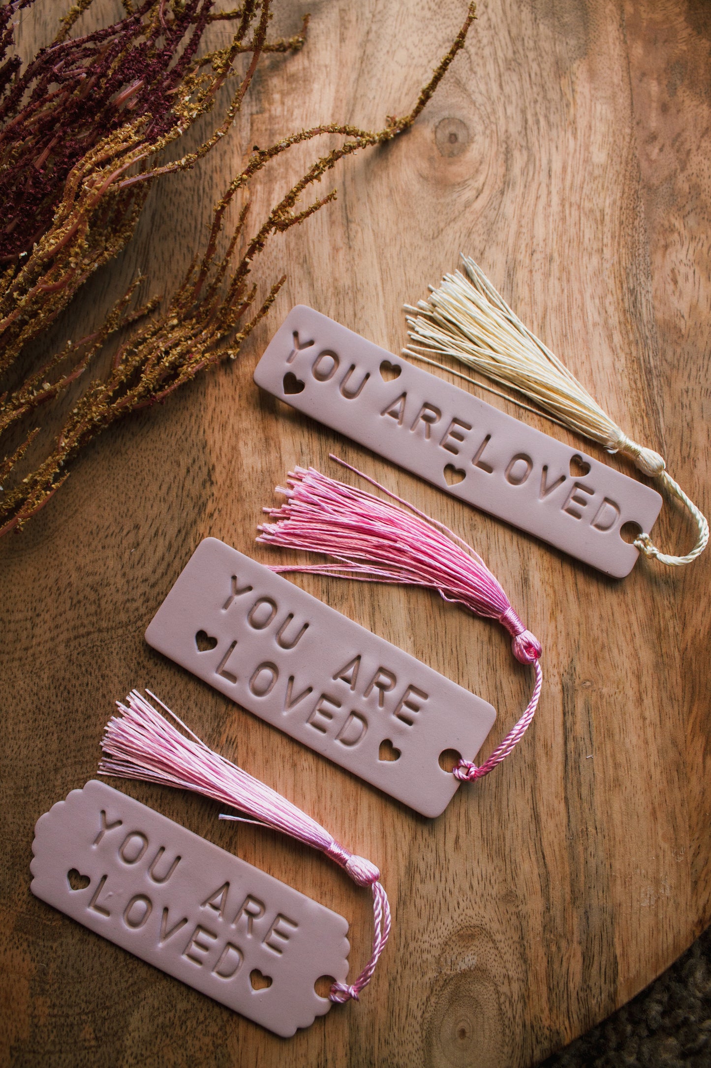 You Are Loved Light Pink Bookmarks
