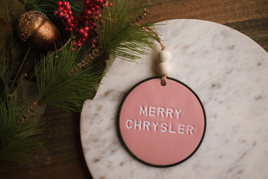 Merry Chrysler Ornament