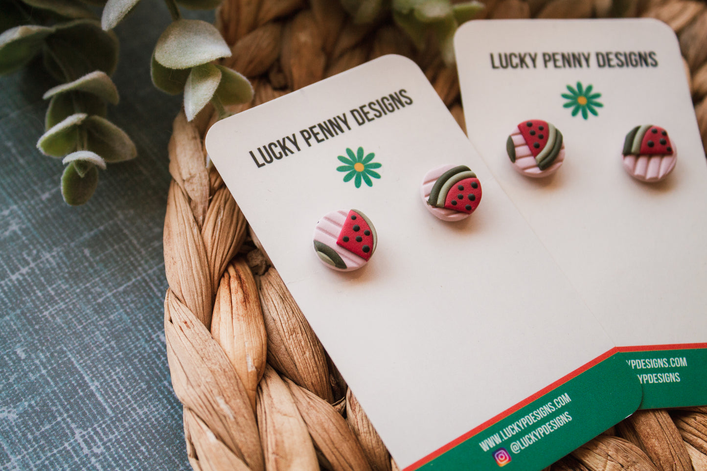 Watermelon Studs