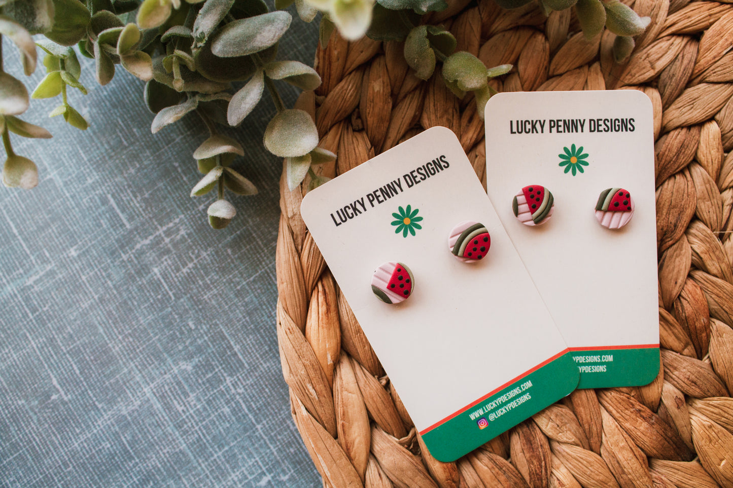 Watermelon Studs