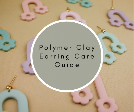 Polymer Clay Earring Care Guide