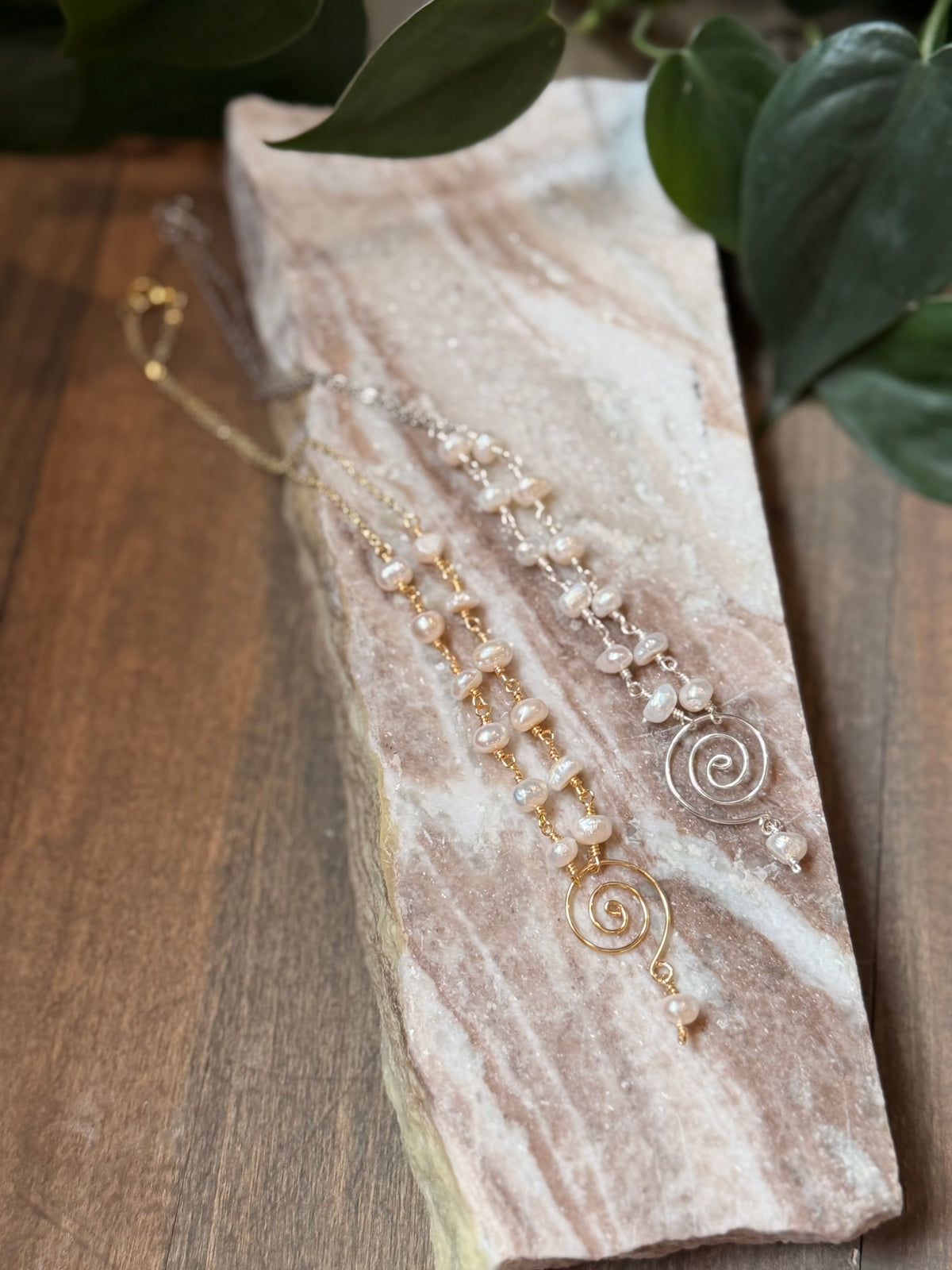 Pearl Swirl Necklace