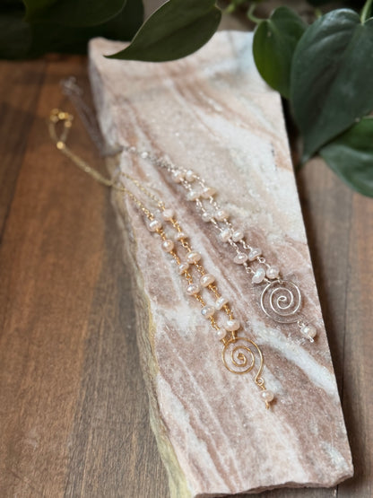 Pearl Swirl Necklace