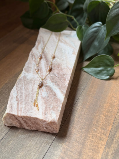 Agate Beaded Necklace