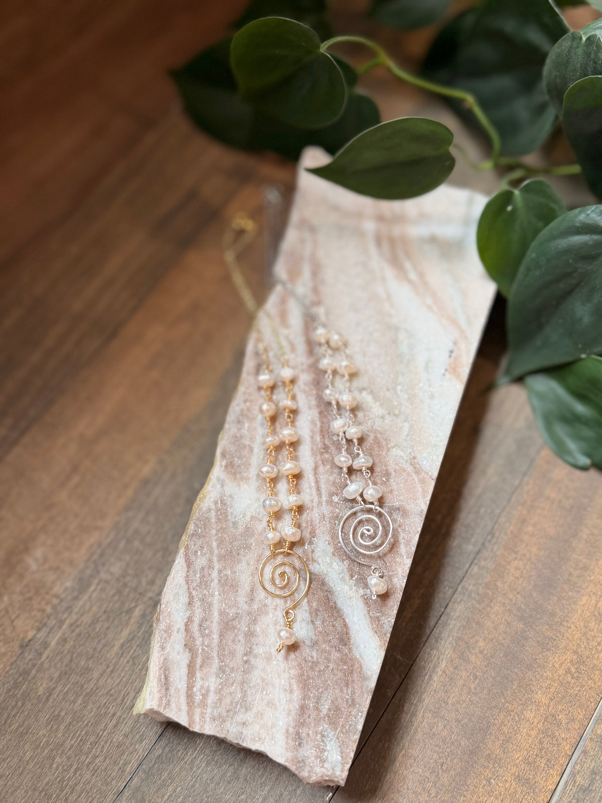 Pearl Swirl Necklace