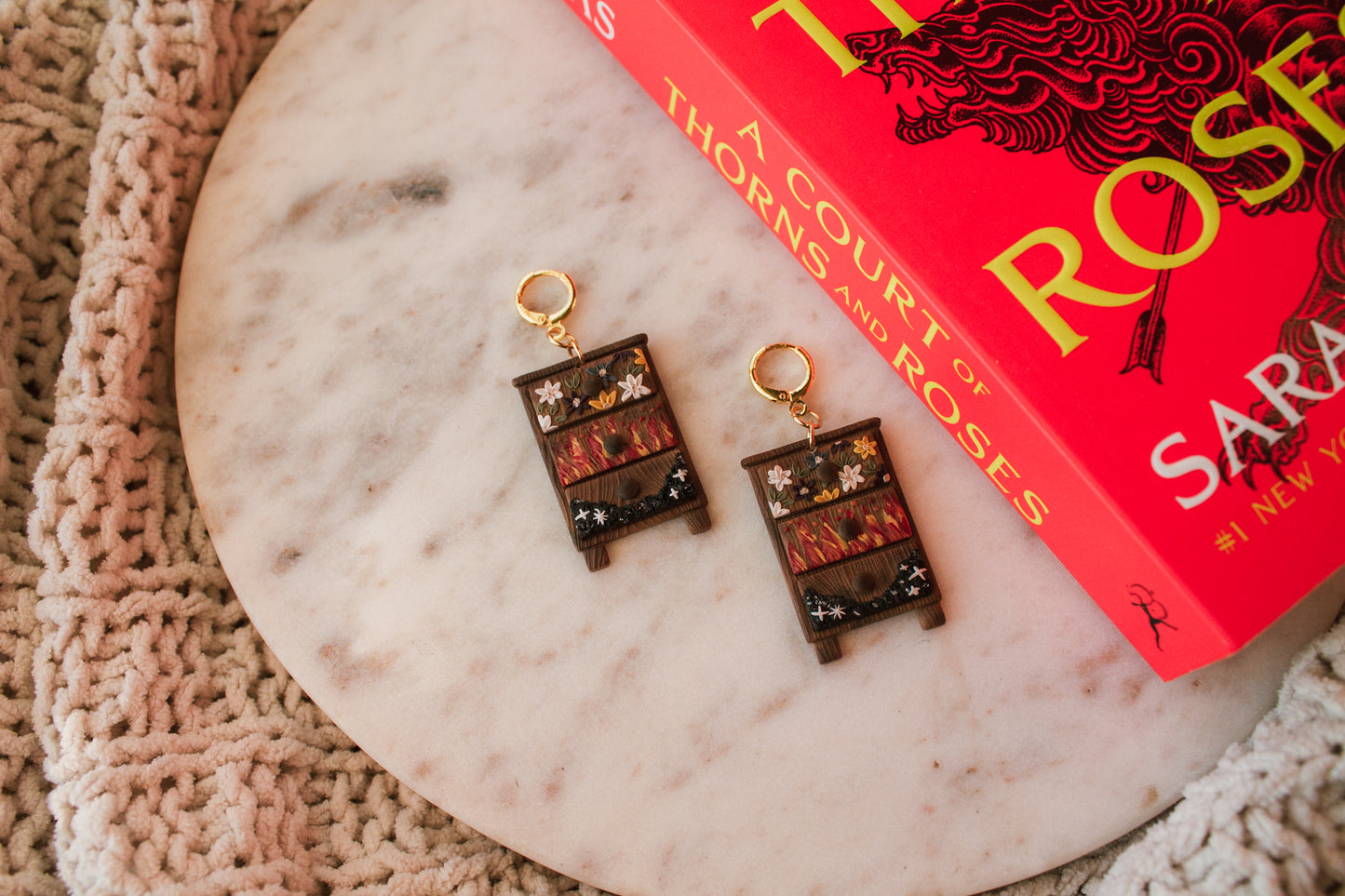 ACOTAR | Feyre's Dresser Earrings * SJM Licensed* Made To Order