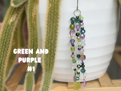 Beaded Plant Charms
