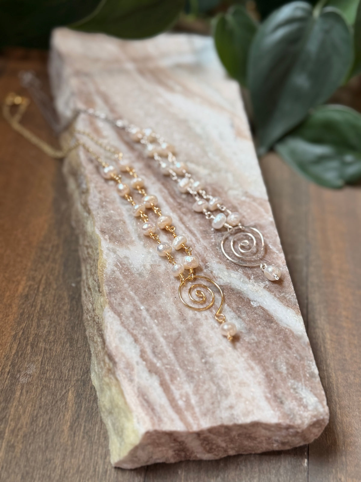 Pearl Swirl Necklace