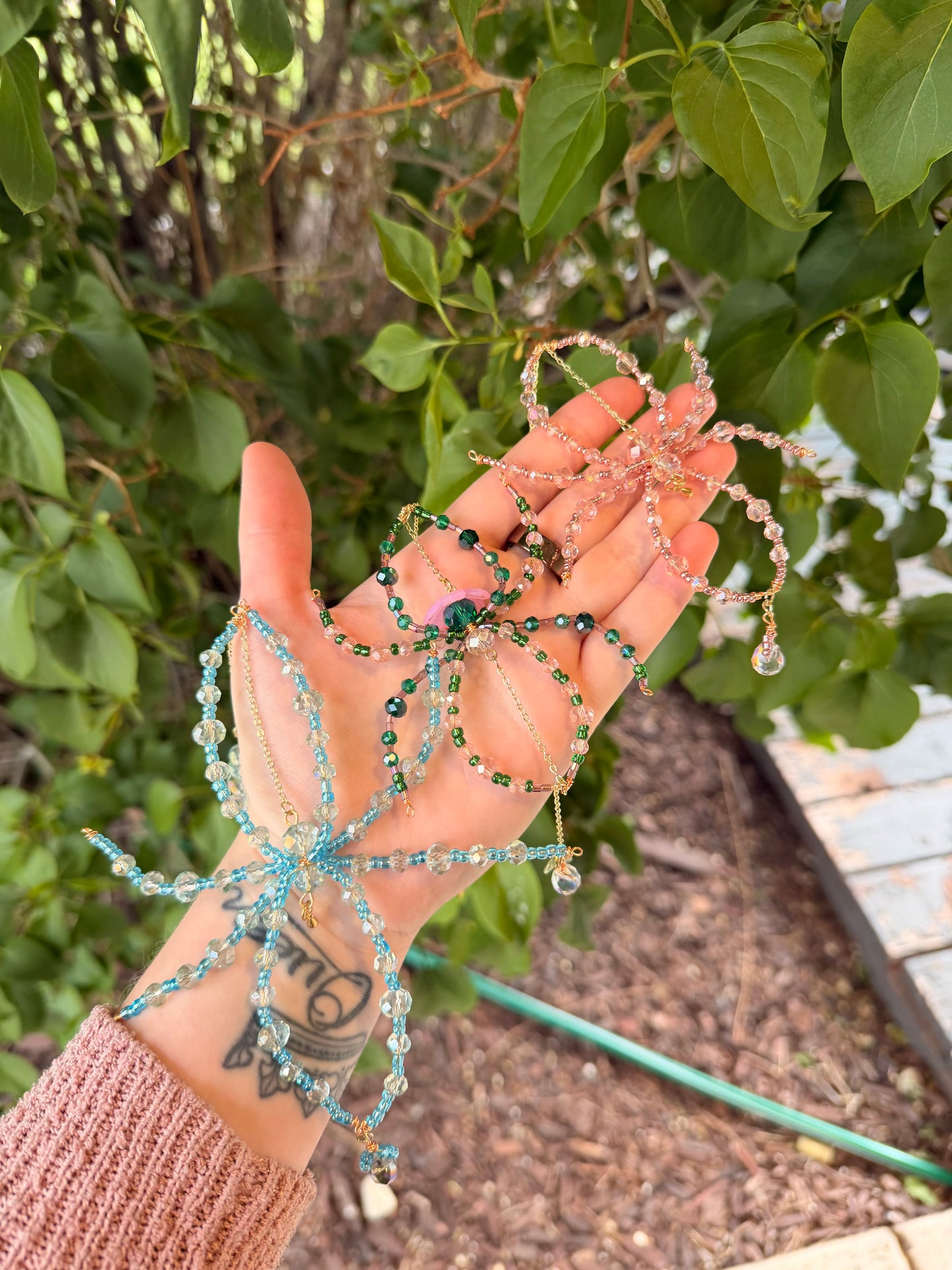 Beaded Spider Sun Catchers