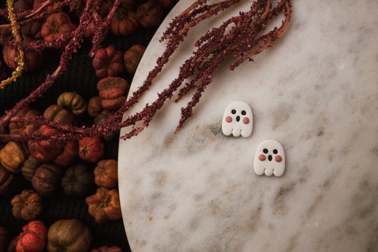 Blushing Ghosts Studs