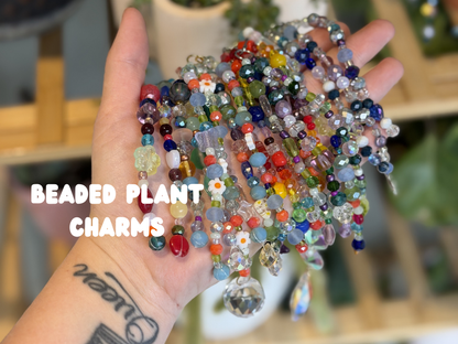 Beaded Plant Charms