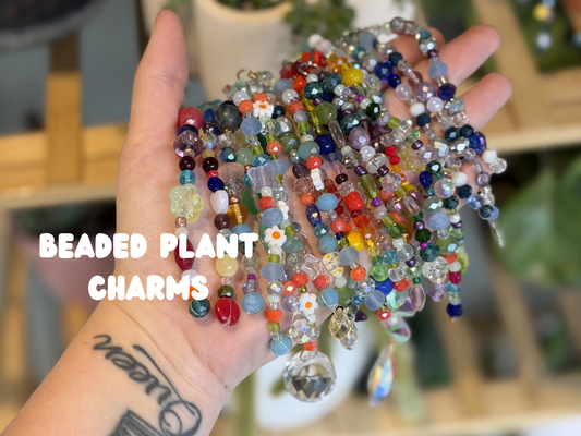 Beaded Plant Charms