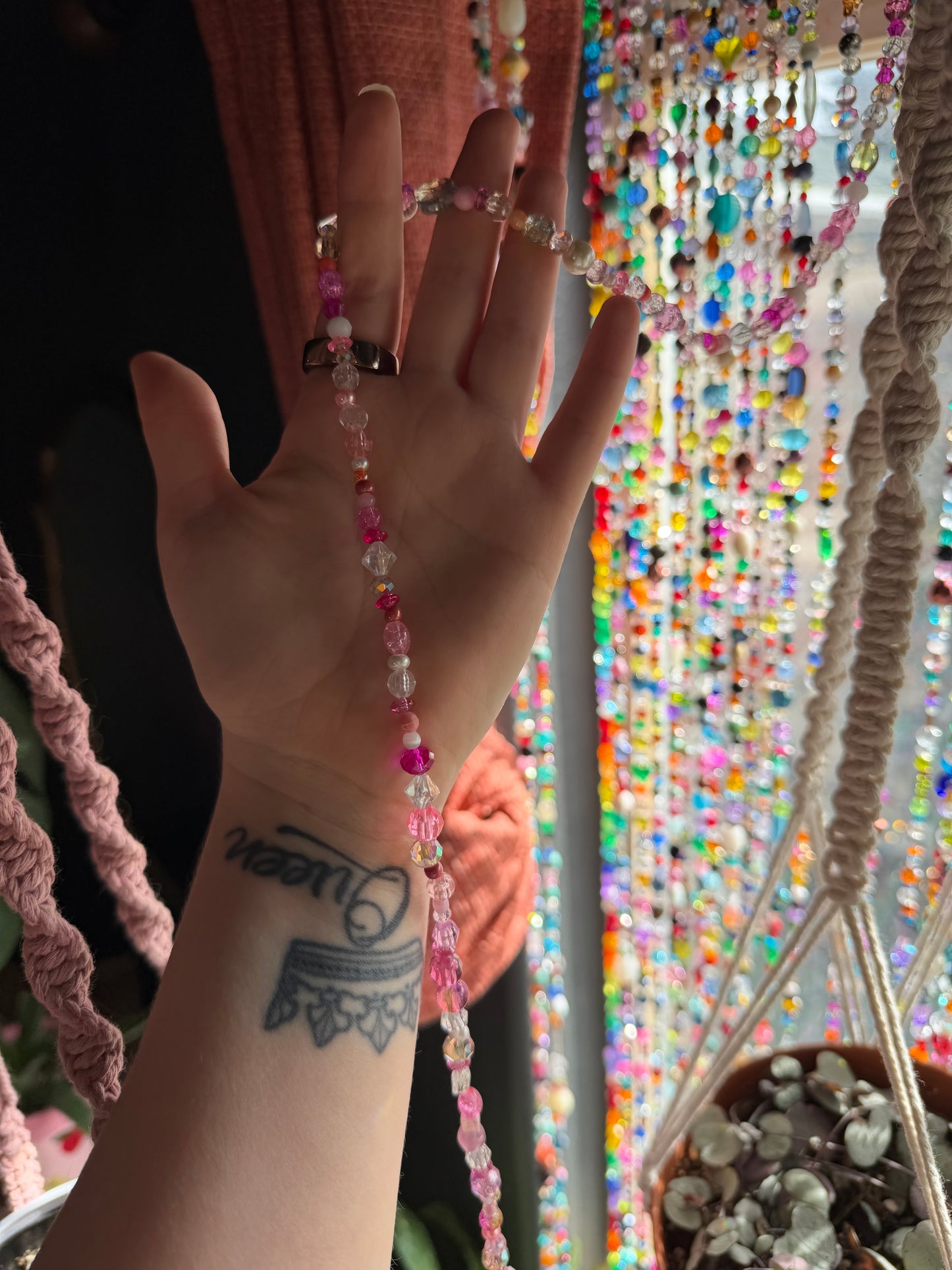 Beaded Curtain Sun catcher Strands