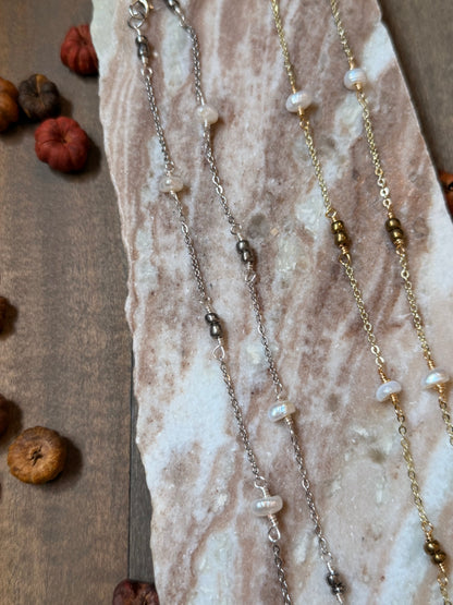 Opal Dainty Necklace