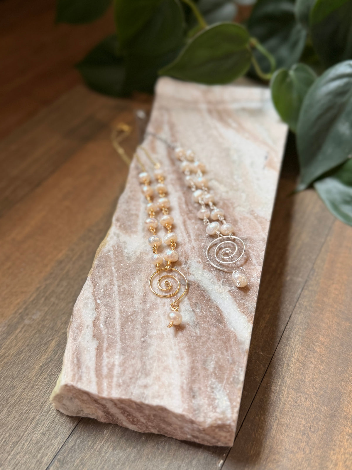 Pearl Swirl Necklace