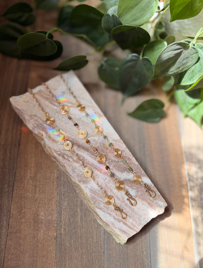 Gemstone Swirl Bracelets