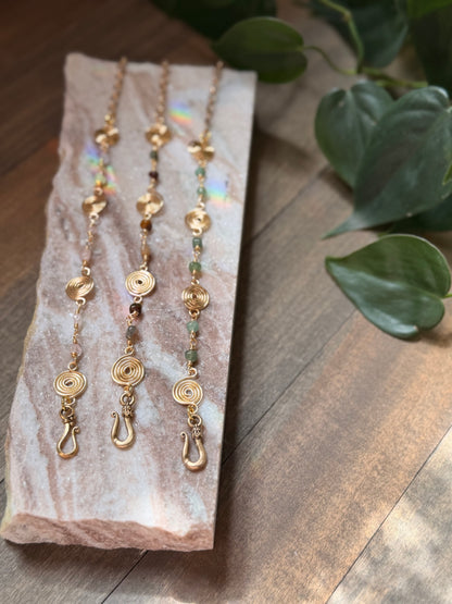Gemstone Swirl Bracelets