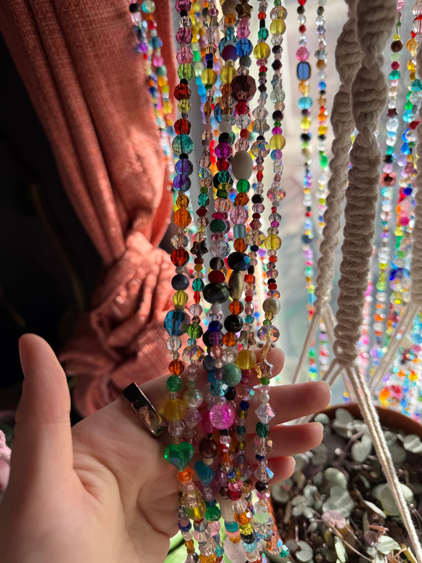 Beaded Curtain Sun catcher Strands