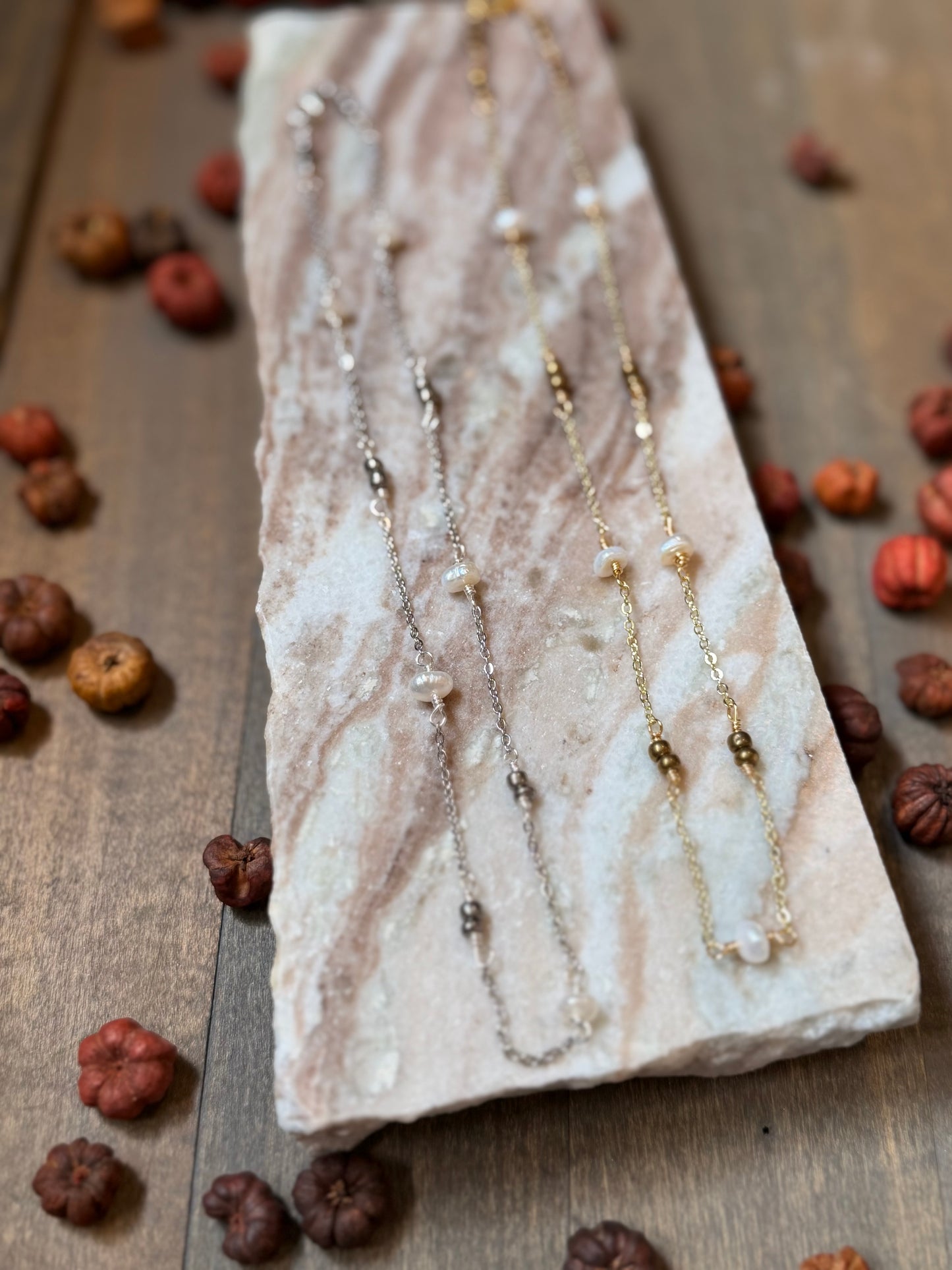 Opal Dainty Necklace