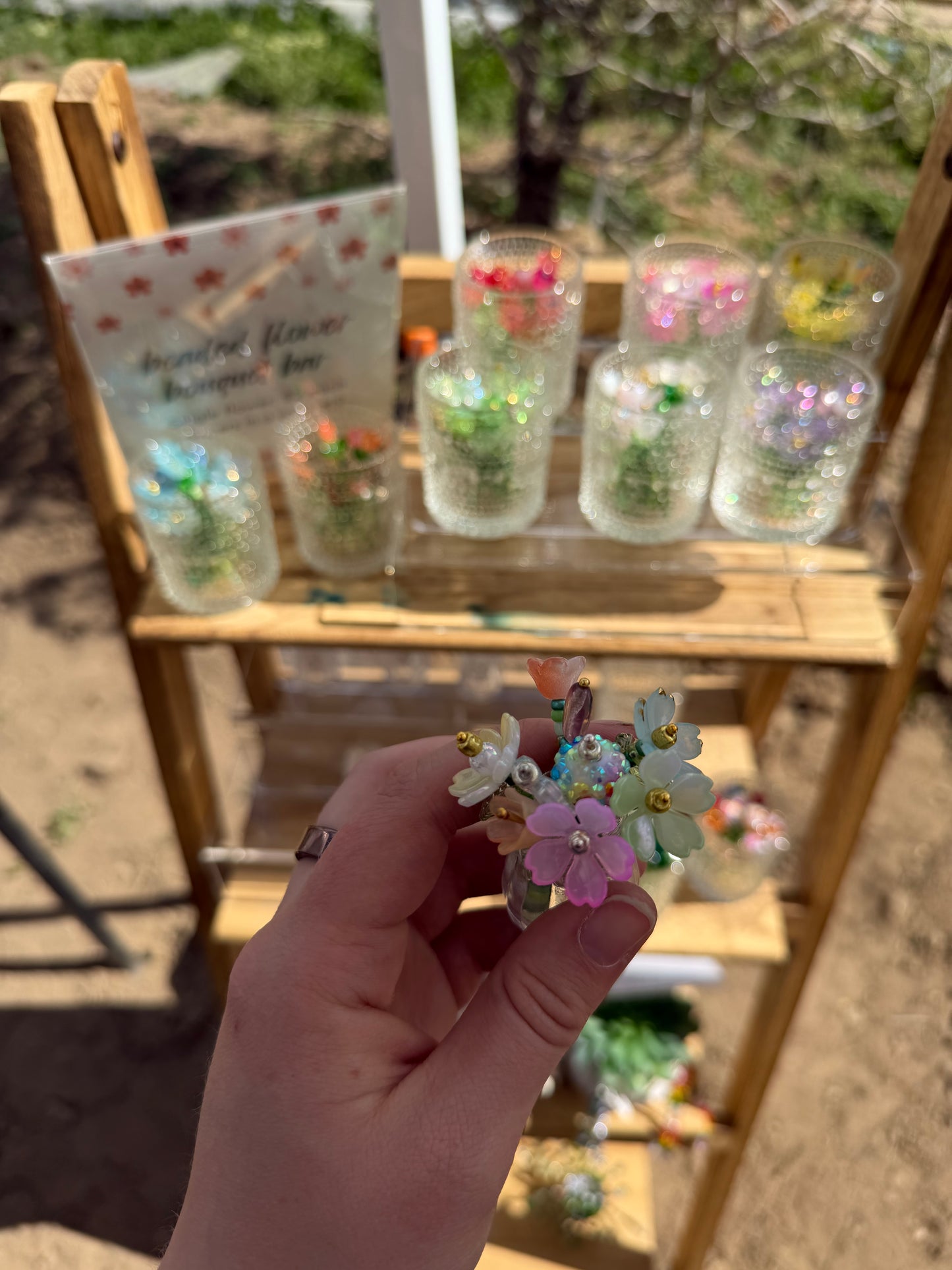 Mystery Beaded Flower Bouquet