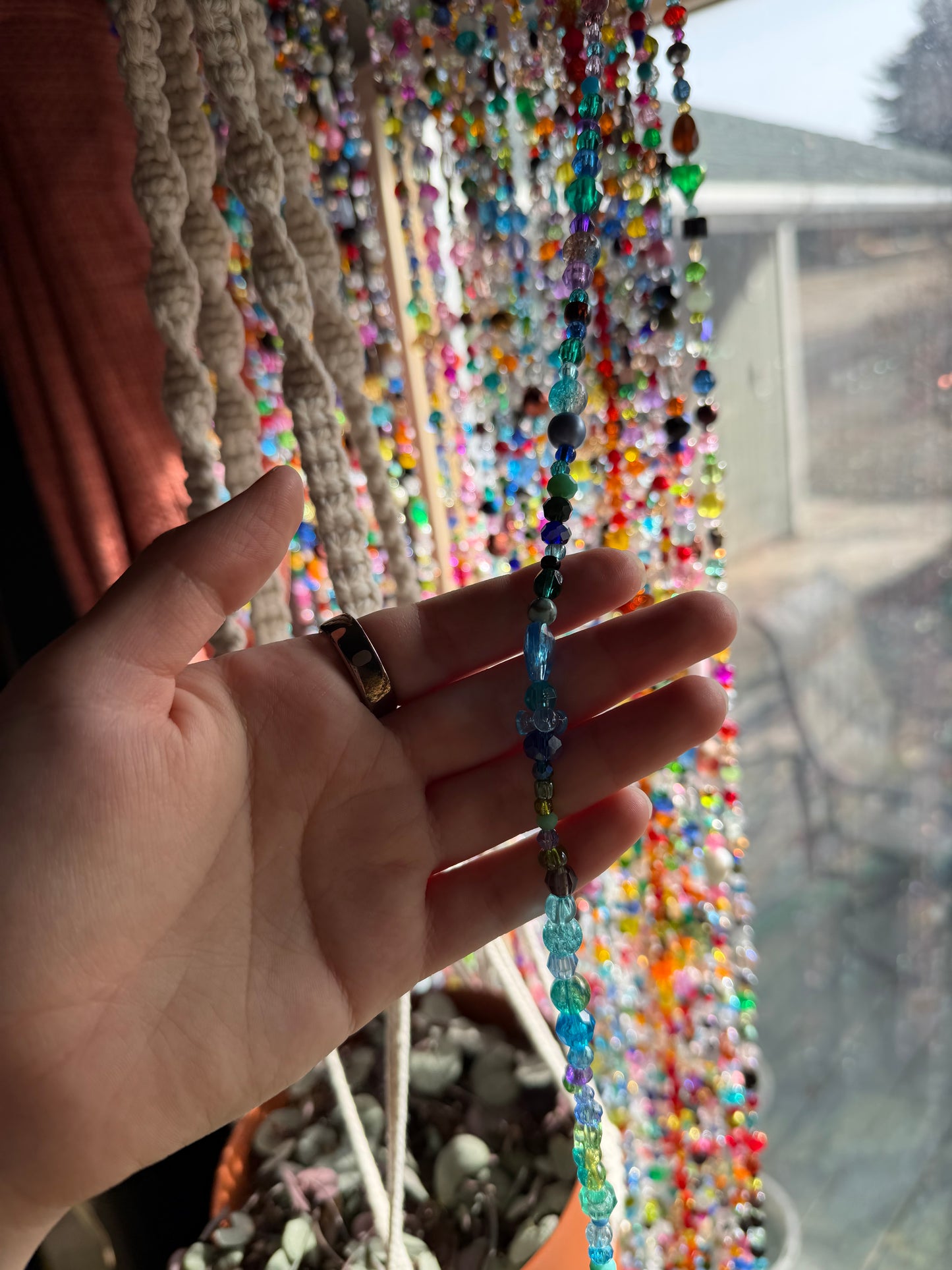 Beaded Curtain Sun catcher Strands