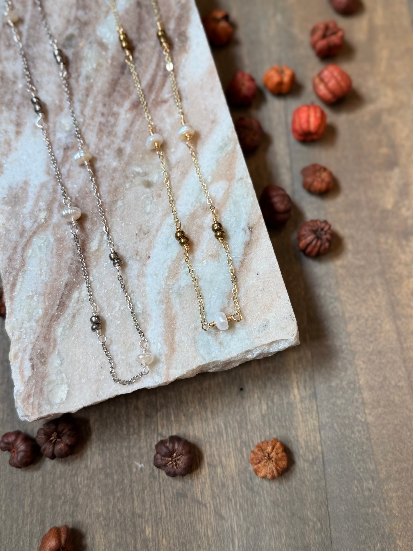 Opal Dainty Necklace