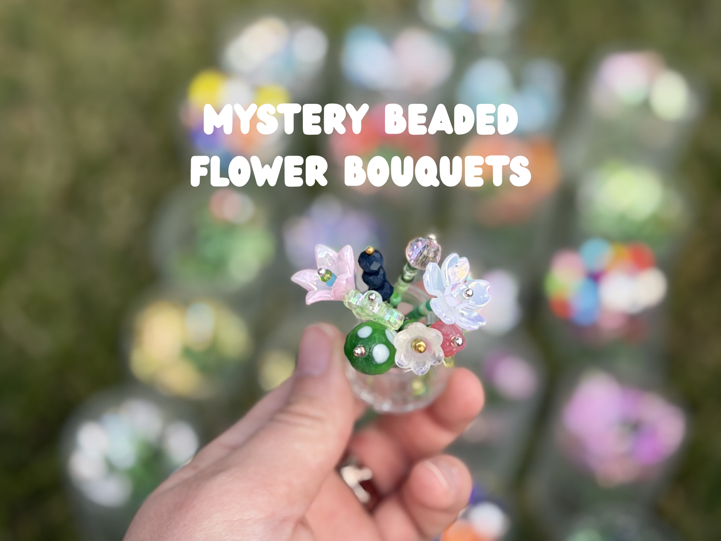 Mystery Beaded Flower Bouquet
