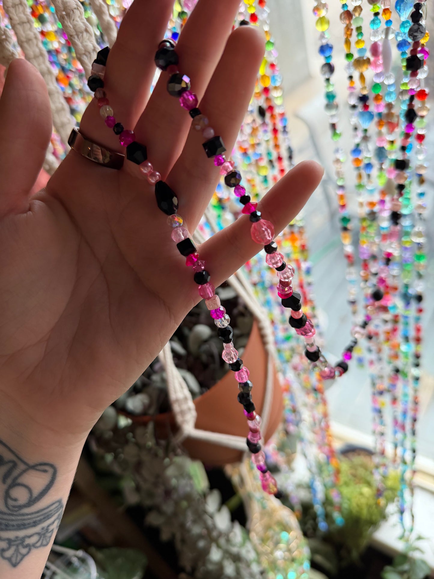 Beaded Curtain Sun catcher Strands