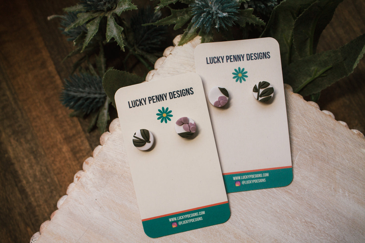 Lavender Inspired Studs