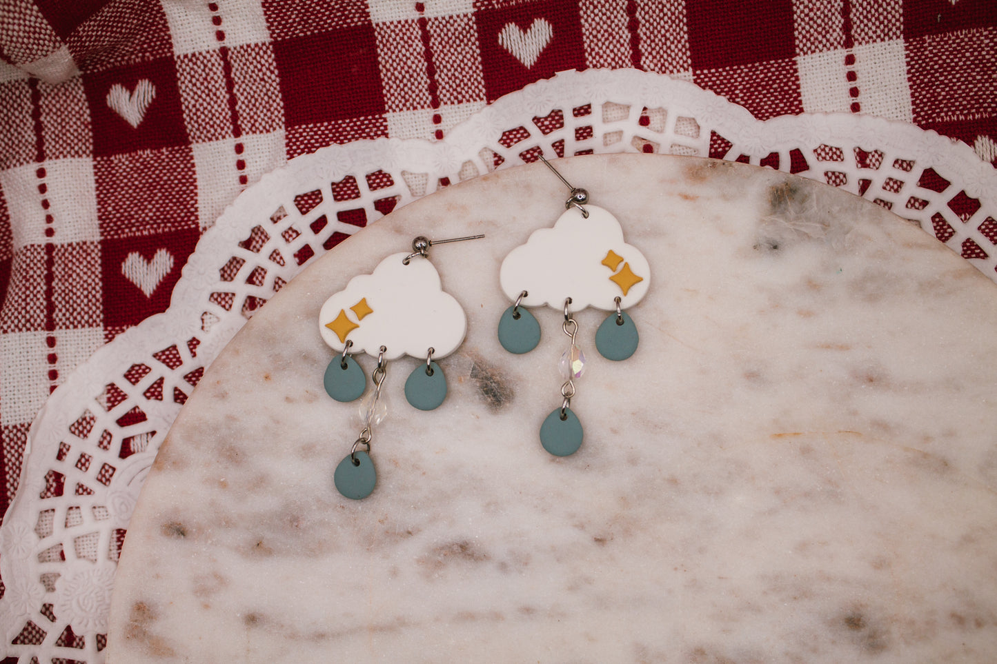 Rainy Clouds Dangles