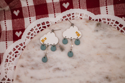 Rainy Clouds Dangles