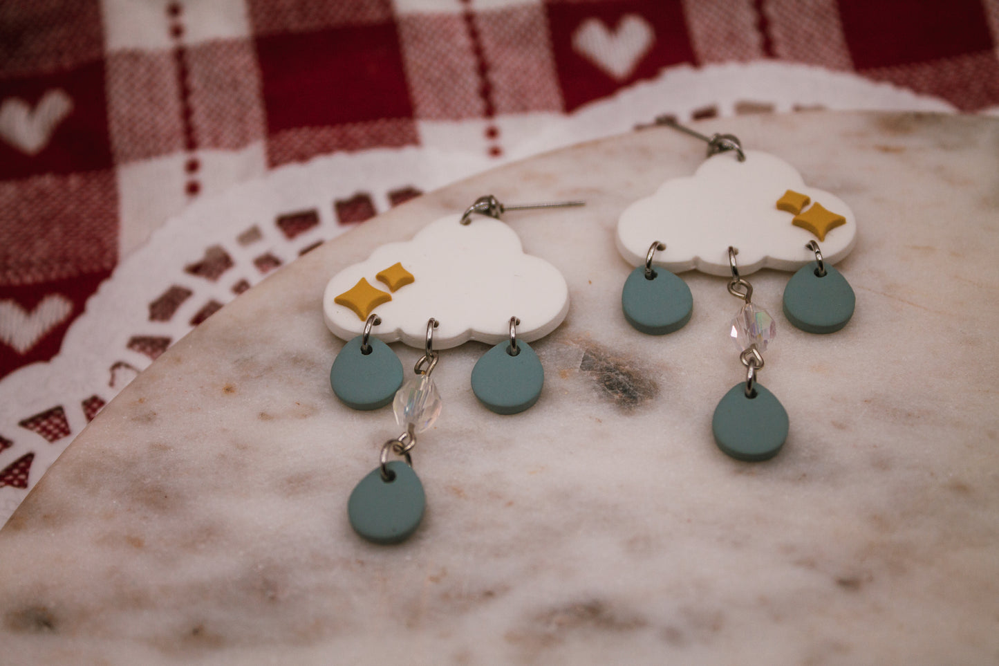 Rainy Clouds Dangles