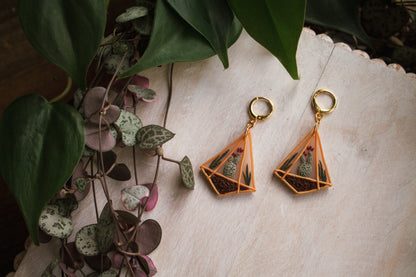 Plant Terrarium Earrings