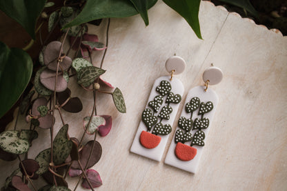 Angel Wing Begonia Earrings