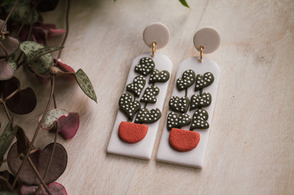 Angel Wing Begonia Earrings