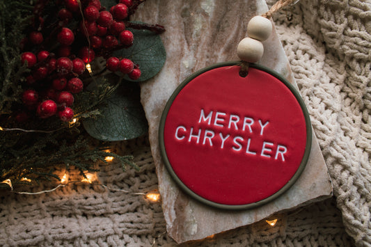 Merry Chrysler Ornament