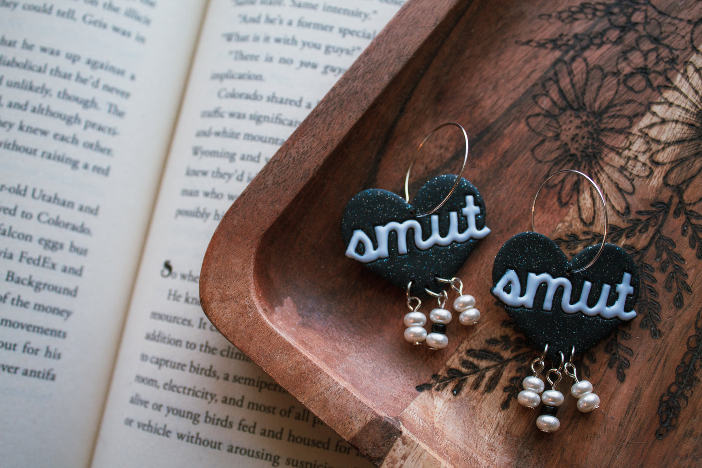 Smut Heart Earrings