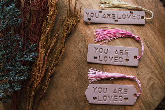 You Are Loved Light Pink Bookmarks