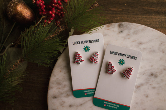 Christmas Cake Studs