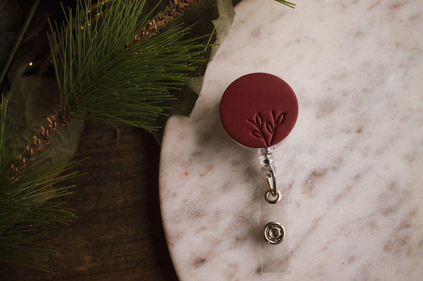 Simple Holiday Badge Reels (Red, Green and Speckled White)