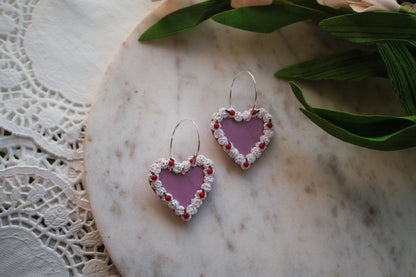 Heart Cake Earrings