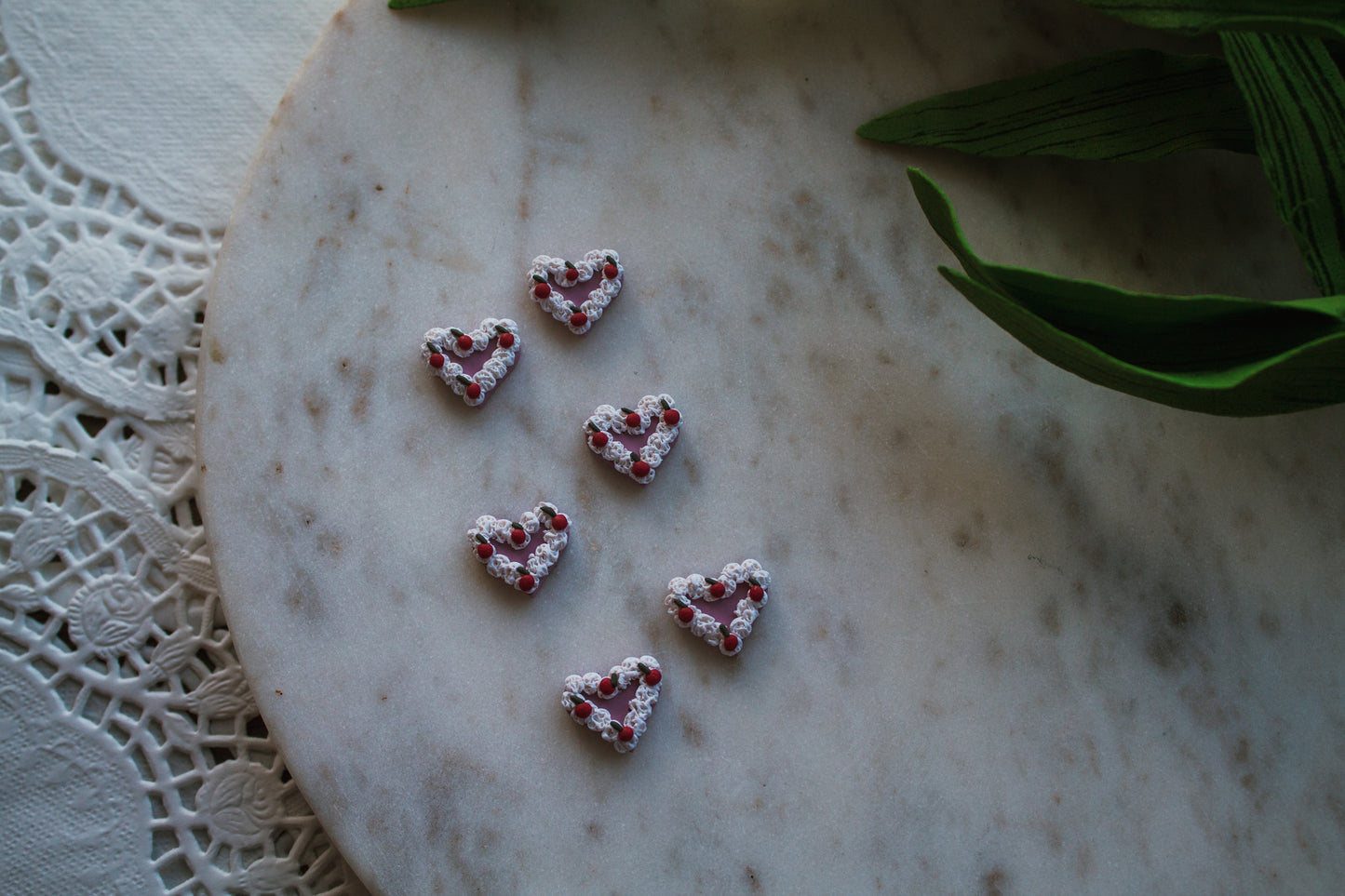 Heart Cake Studs