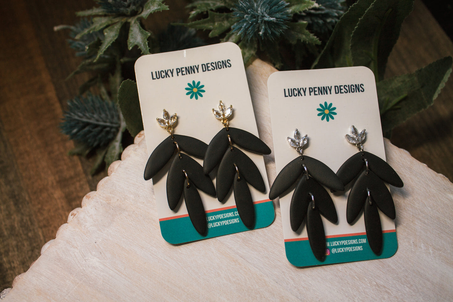 Black Diamond Dangles